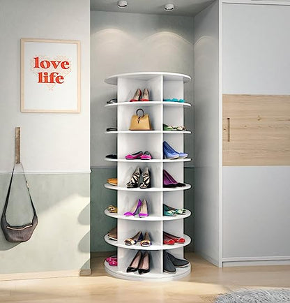 360° Rotating Shoe Cabinet