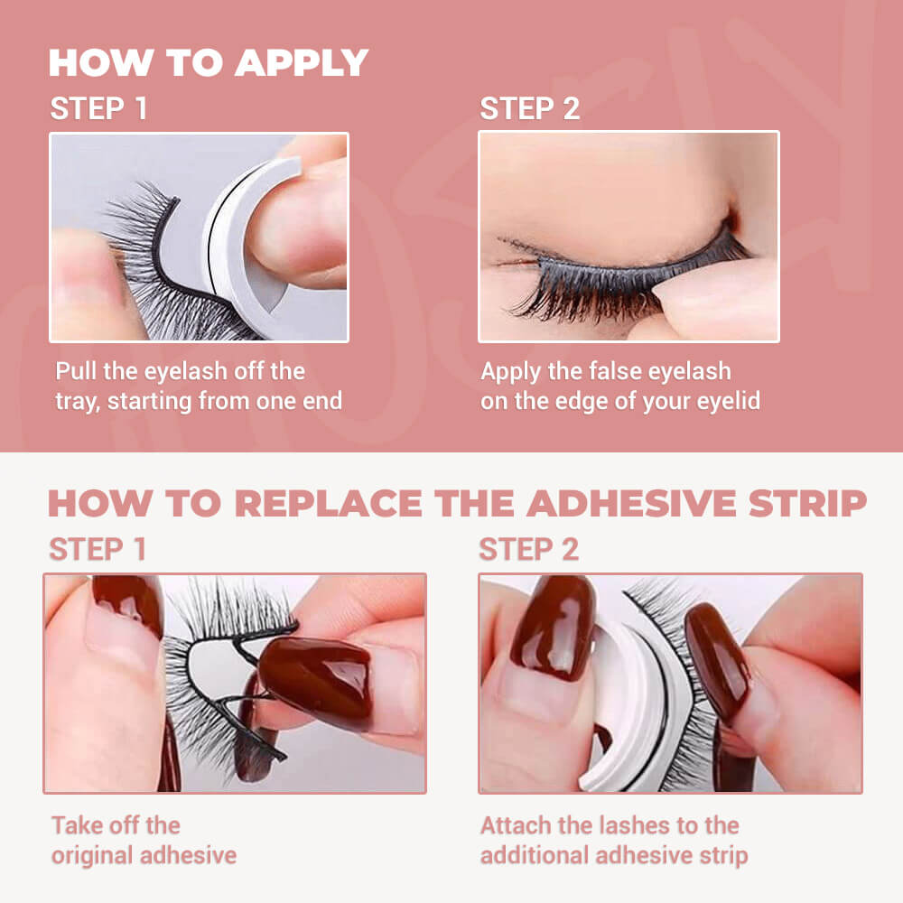 Reusable Self-Adhesive Eyelashes